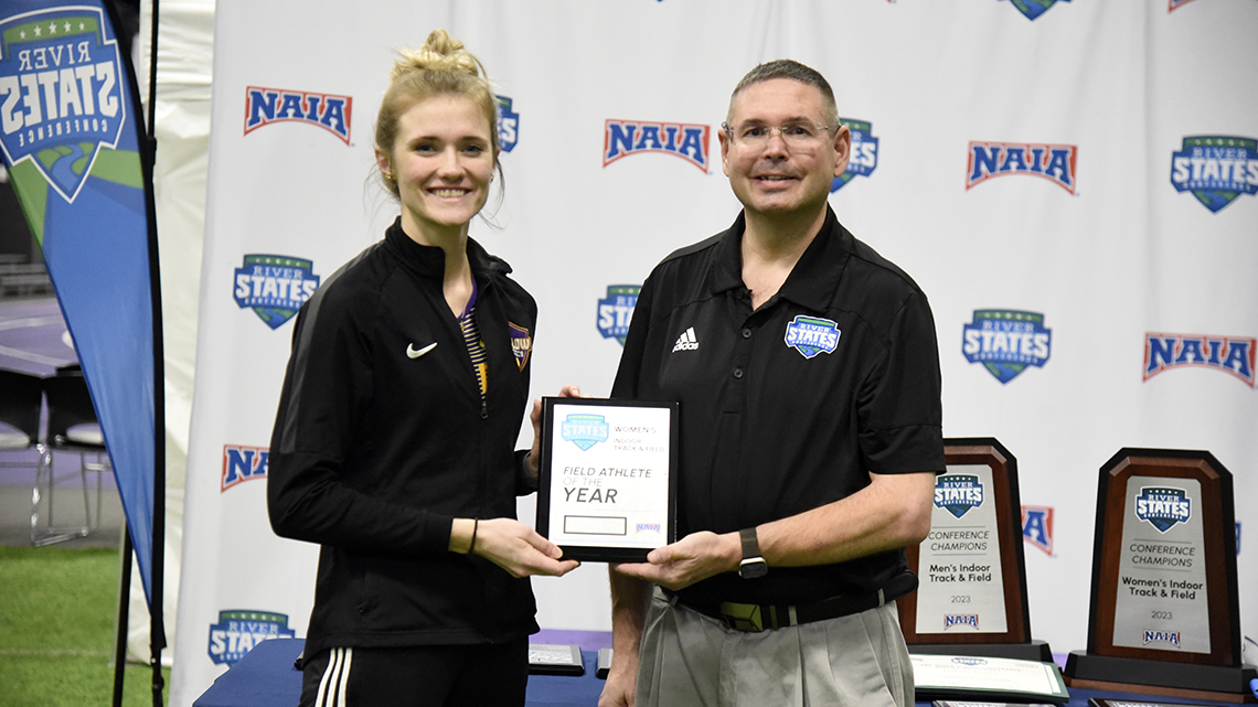 Miller named RSC Indoor Field Athlete of the Year, Women's Indoor Track & Field places fourth