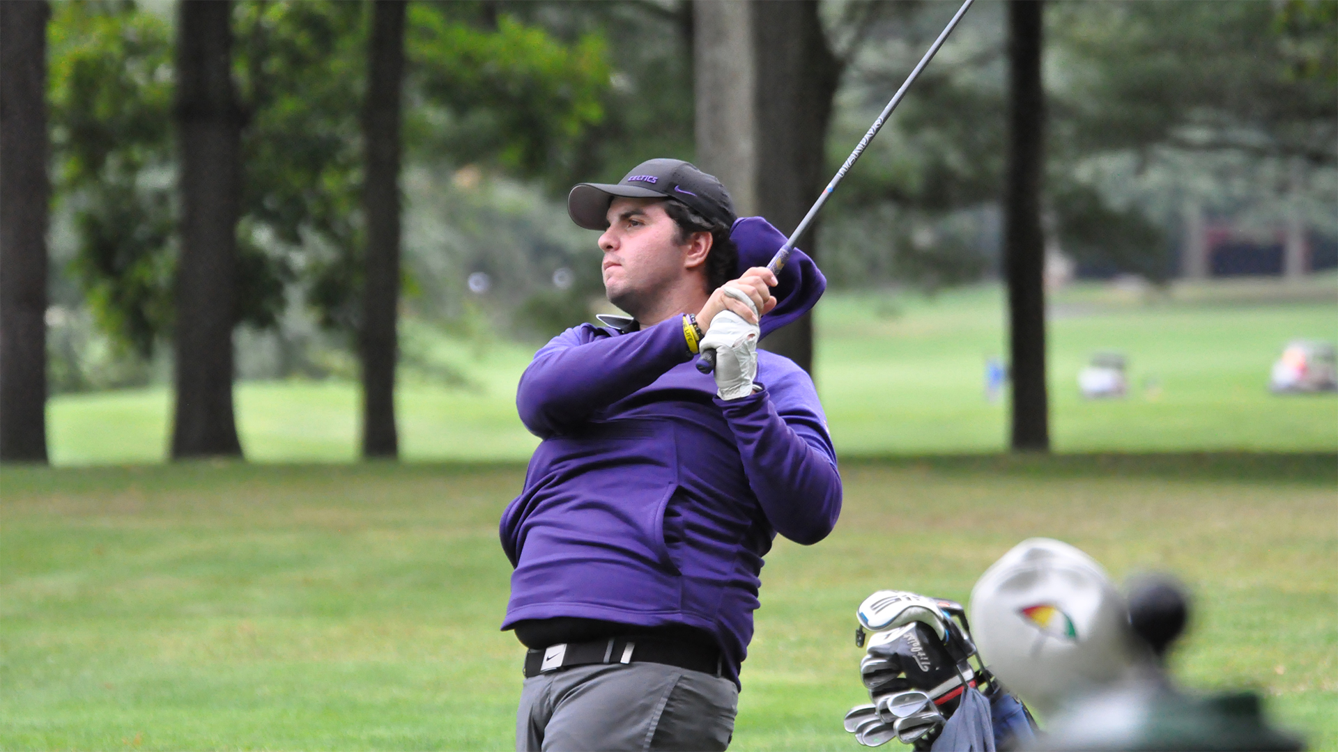 Christian Rotundo led Carlow with an 84. Archived photo courtesy of Penn State Altoona Sports Info.