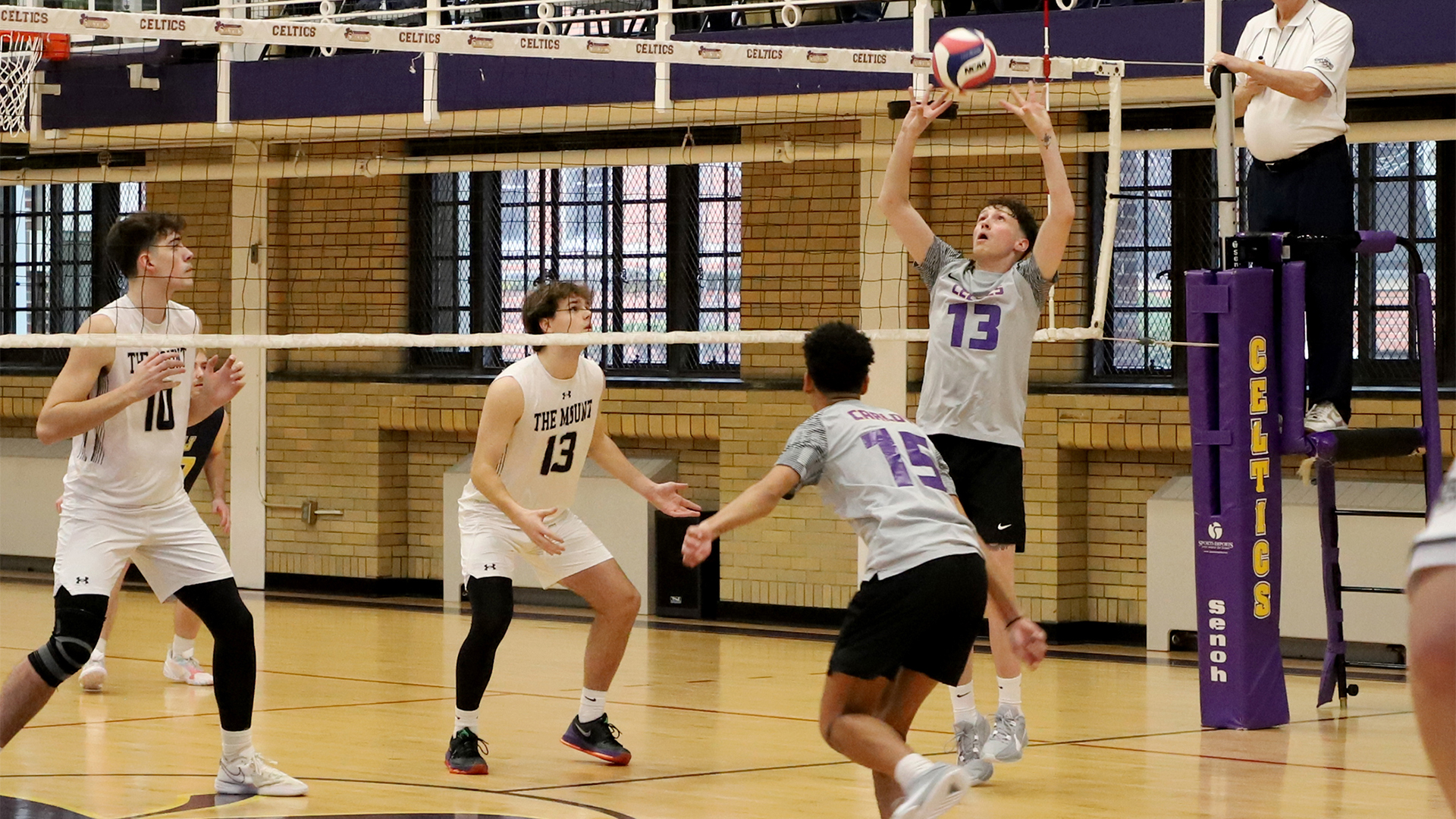 James Stone had six solo blocks and 26 assists. Photo by Robert Cifone.