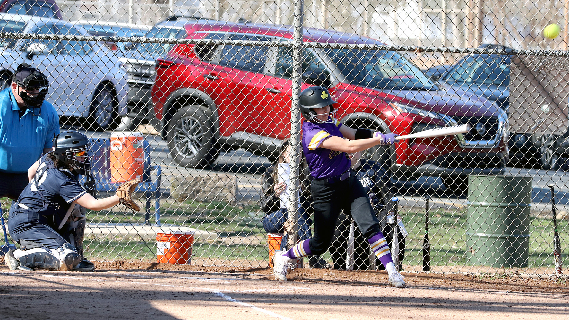 Jill Durst hit 4 for 5 with four RBI on the day. Photo by Robert Cifone.