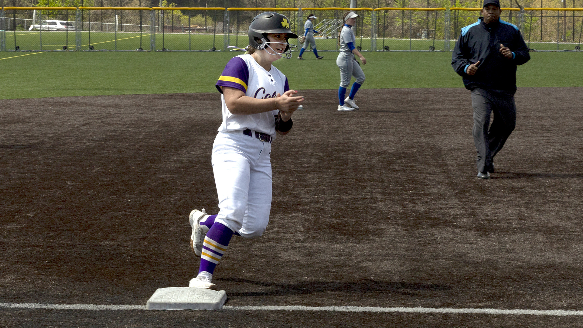 McKenna Pierce went 6 for 10 with two home runs and a double on the day. Photo by Robert Cifone.