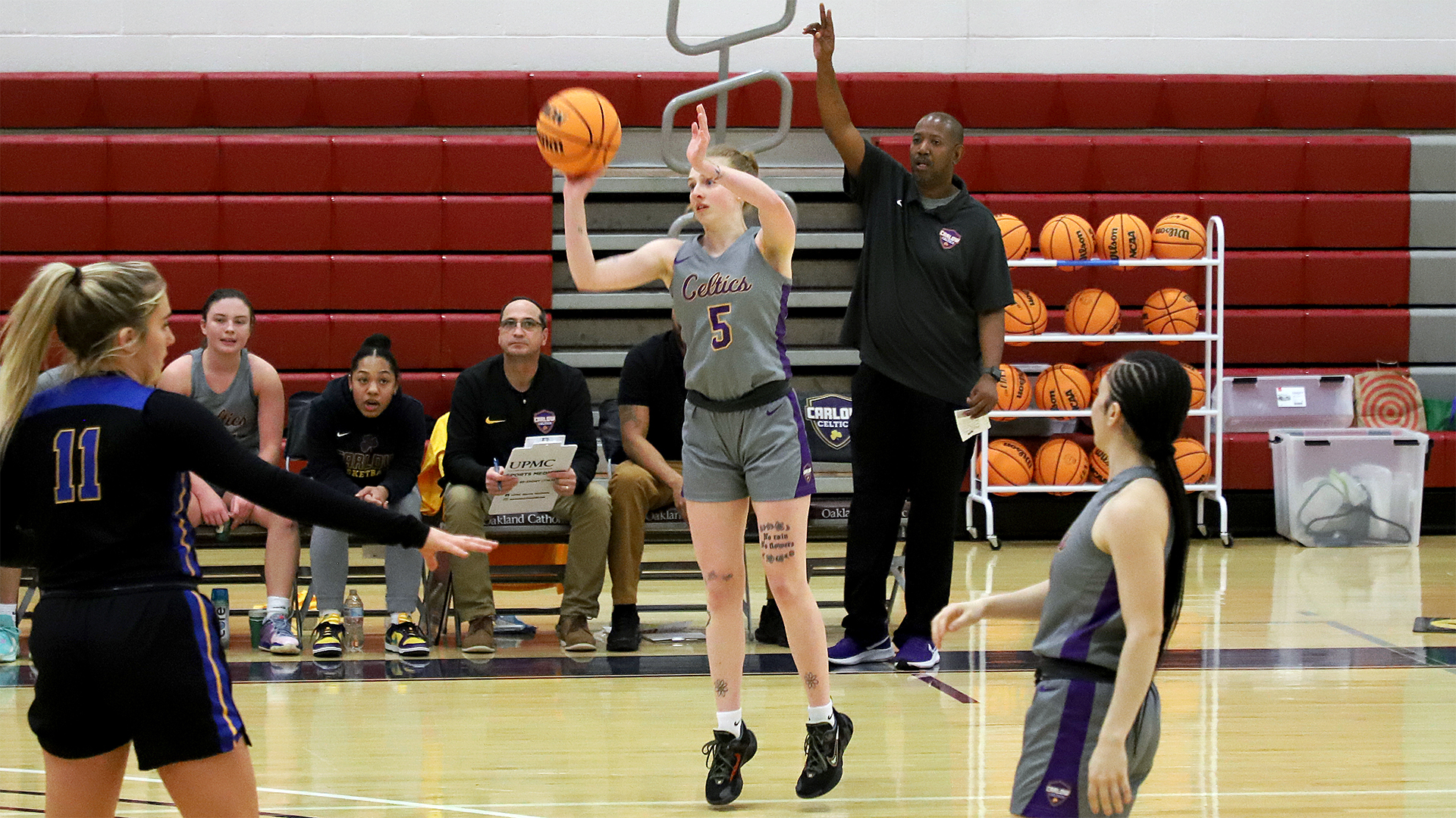 Emma Aubrey hit a three-pointer to force overtime. Archived photo by Robert Cifone.