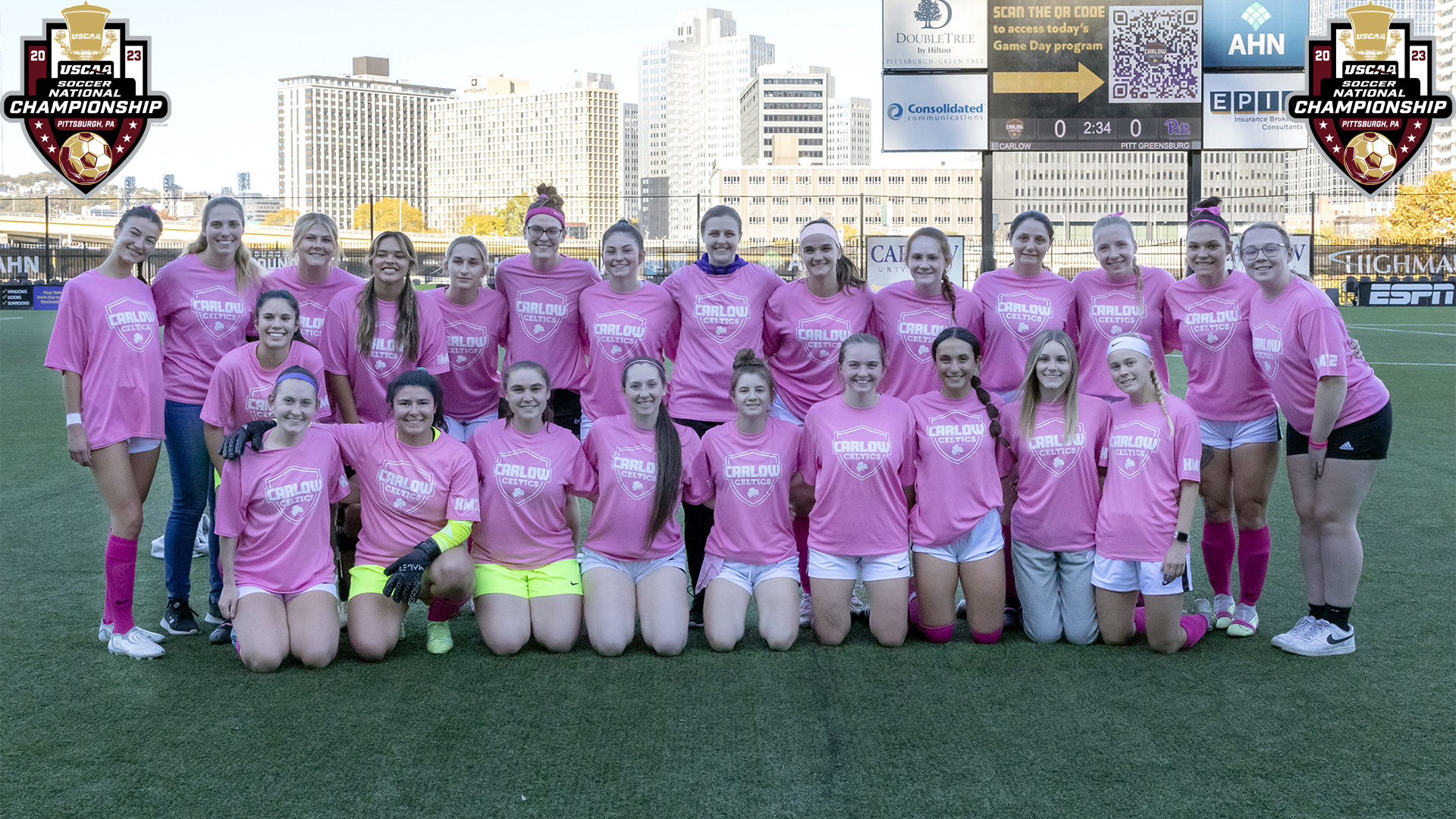 The 2023 women’s soccer team. Photo by Robert Cifone.