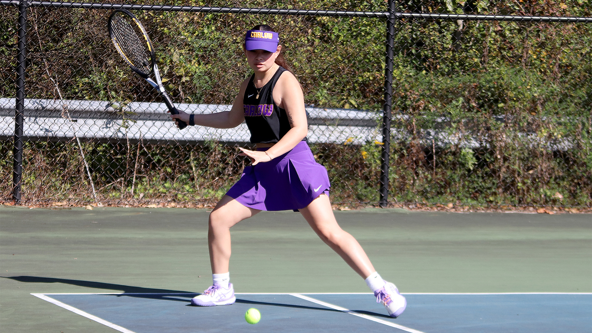 Sofia Hernandez won five games in the No. 4 singles spot. Archived photo by Robert Cifone.