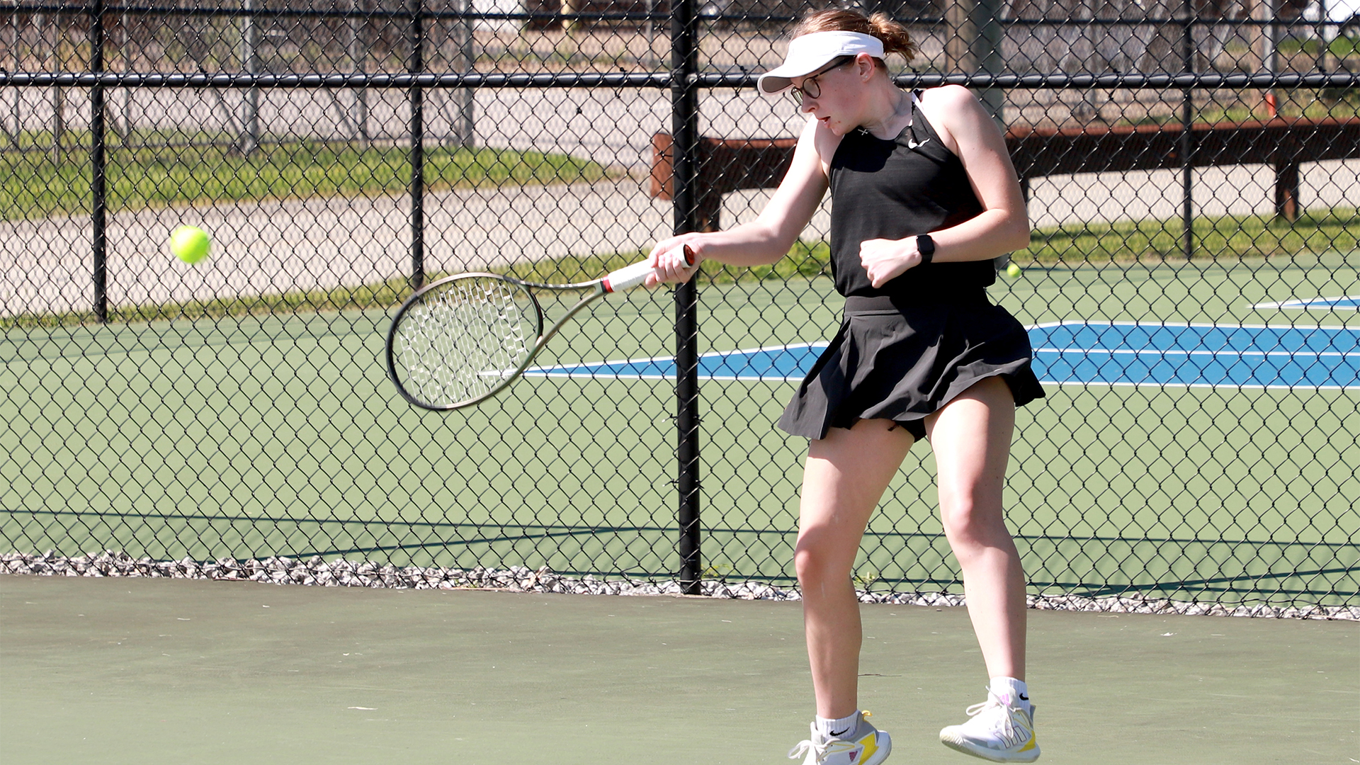 Catilin McCarthy won her singles match. Archived photo by Robert Cifone.