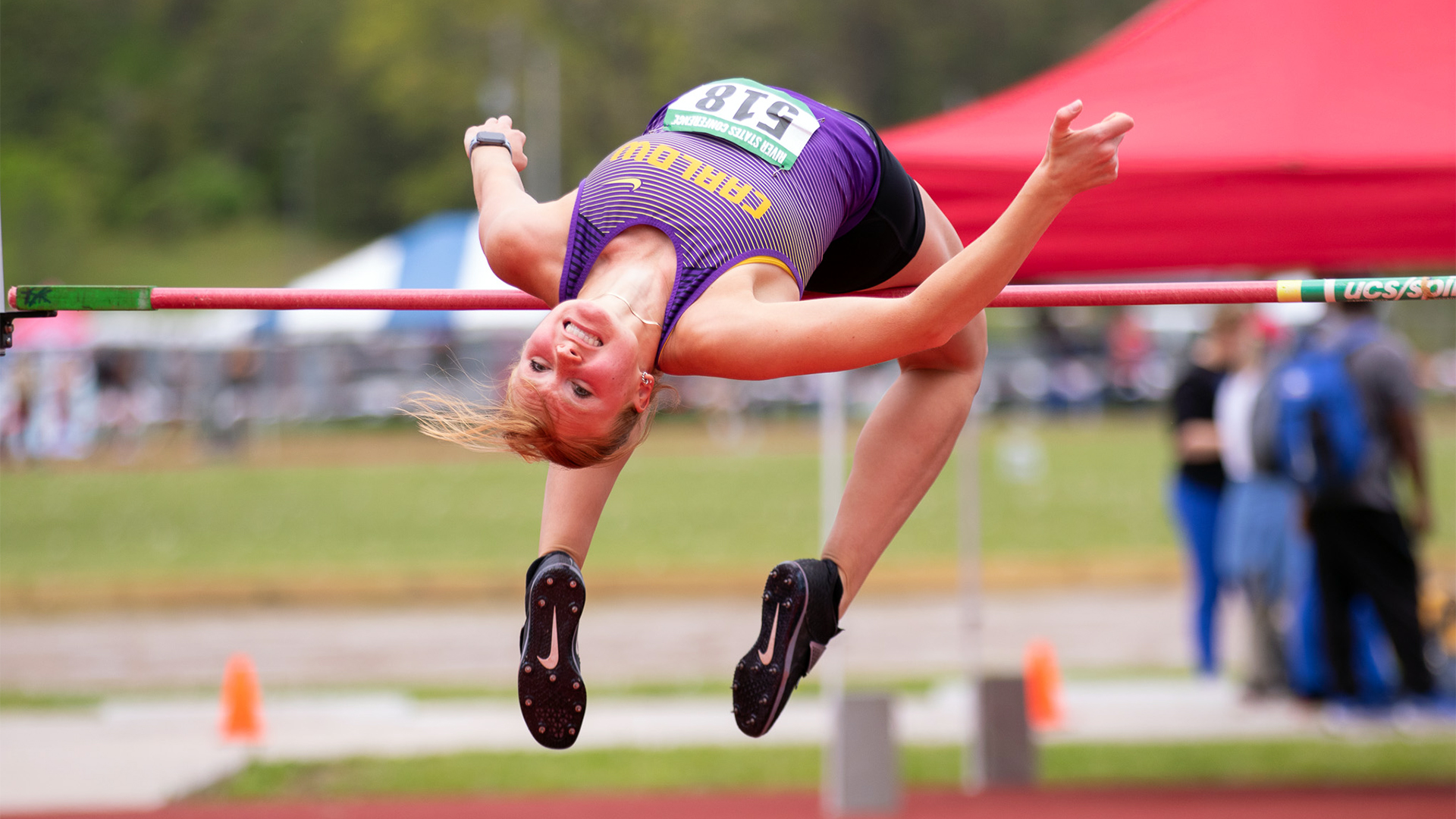 Christina Smith scored a top-10 finish in high jump. Archived outdoor photo by Justyce Marcum.